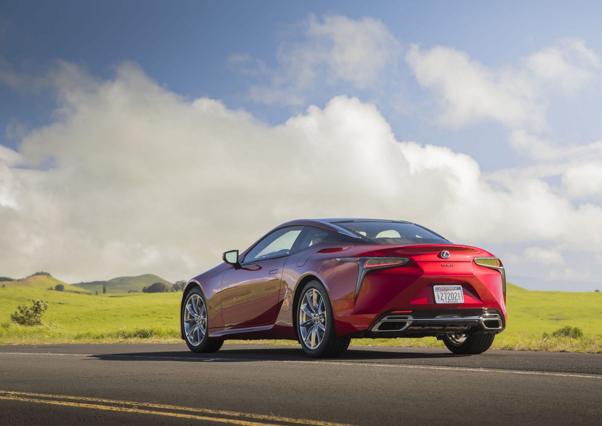 Download 2021 Lexus LC 500 Coupe - Rear Three-Quarter HD Wallpaper 1920x1358 #53