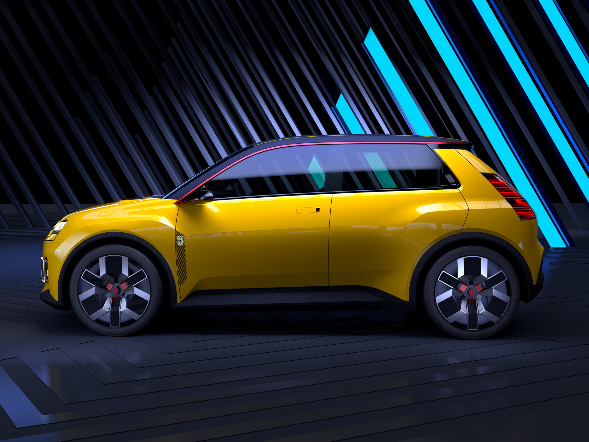 Download 2021 Renault 5 Prototype - Side HD Wallpaper 1920x1440 #12