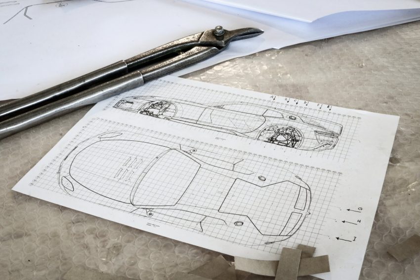 2021 Touring Superleggera Aero 3 - Design Sketch Wallpaper 850x567 #103