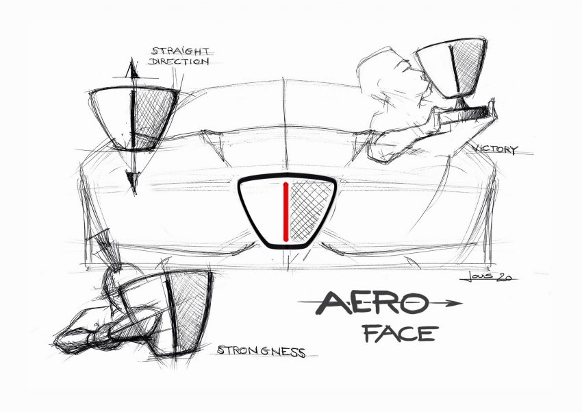 2021 Touring Superleggera Aero 3 - Design Sketch Wallpaper 850x601 #114