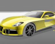2021 Touring Superleggera Aero 3 - Design Sketch Wallpaper 190x150
