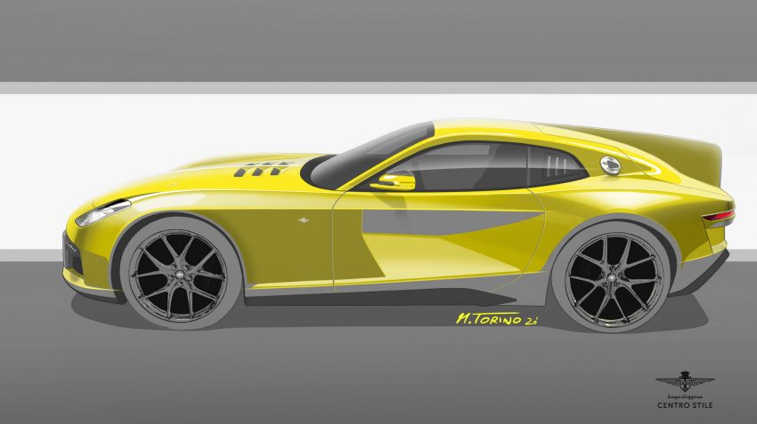 2021 Touring Superleggera Aero 3 - Design Sketch Wallpaper 850x477 #108