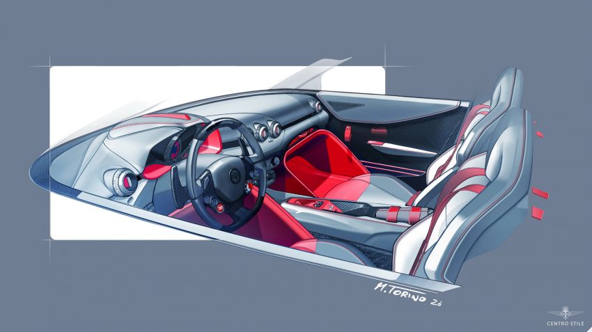 2021 Touring Superleggera Aero 3 - Design Sketch Wallpaper 850x477 #109