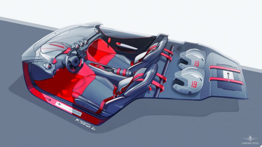 2021 Touring Superleggera Aero 3 - Design Sketch Wallpaper 850x477 #110