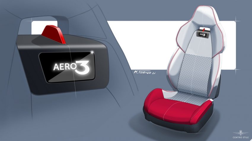 2021 Touring Superleggera Aero 3 - Design Sketch Wallpaper 850x477 #111