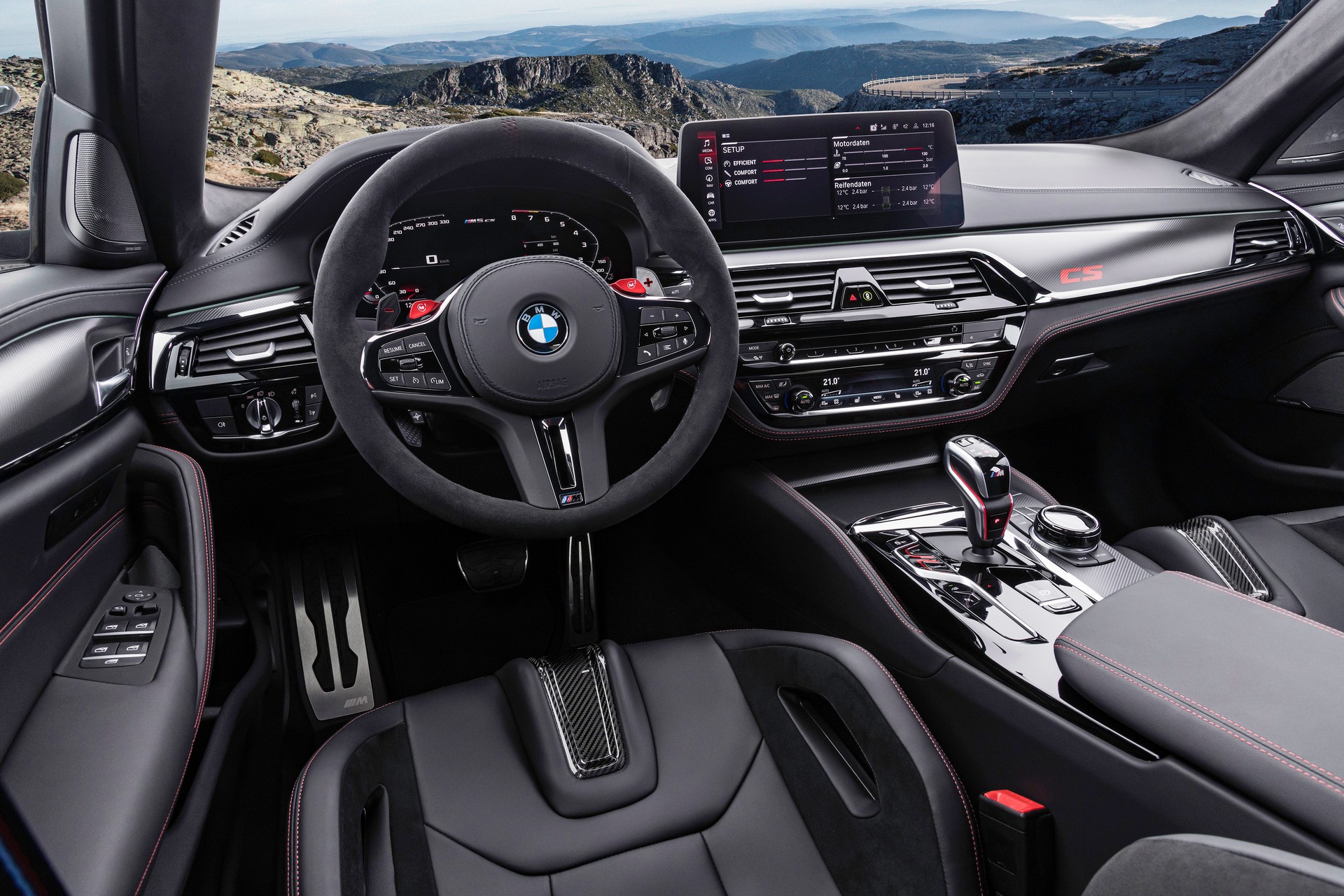 Download 2022 BMW M5 CS - Interior HD Wallpaper 1920x1280 #94