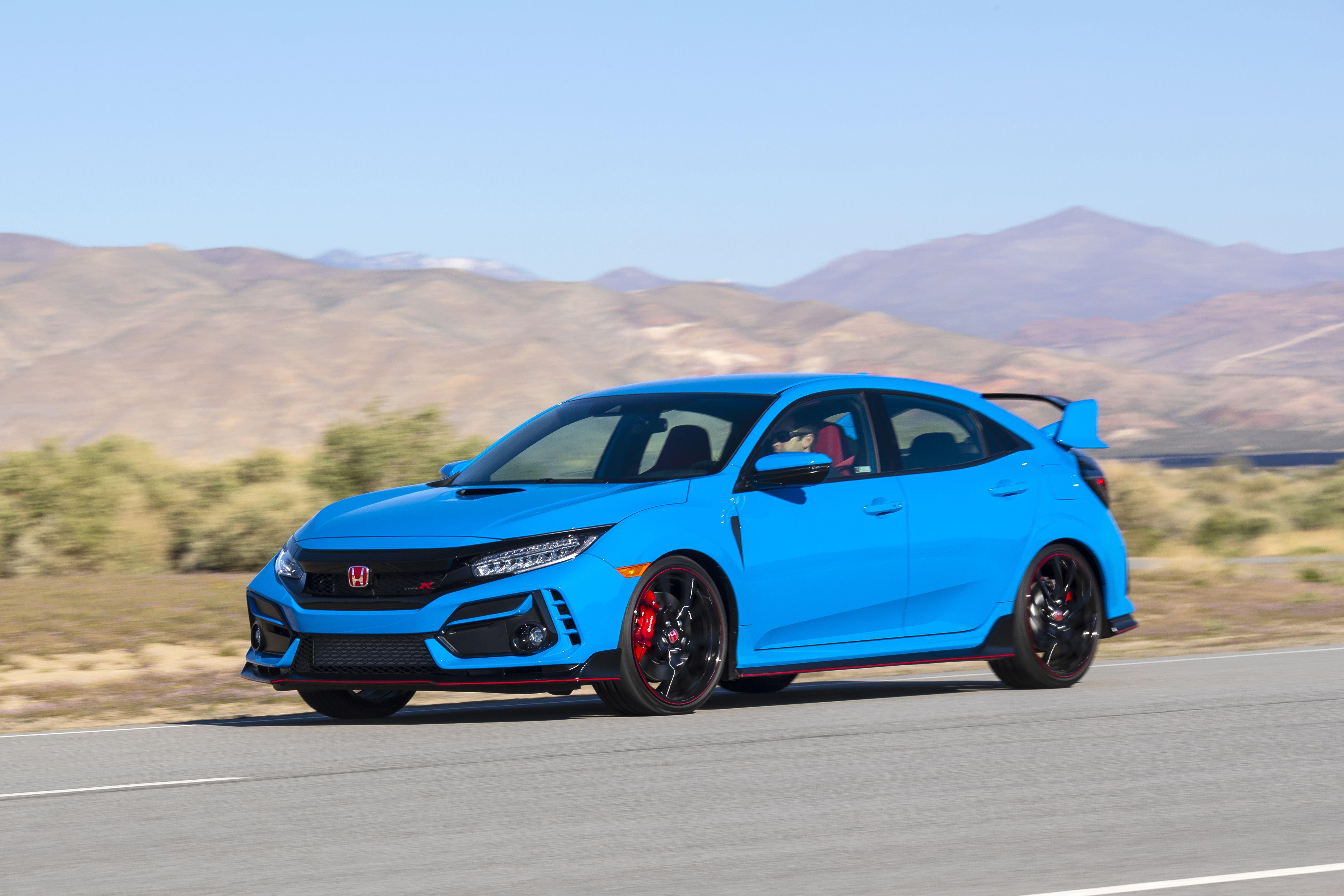 Download 2020 Honda Civic Type R - Front Three-Quarter HD Wallpaper 5000x3333 #3