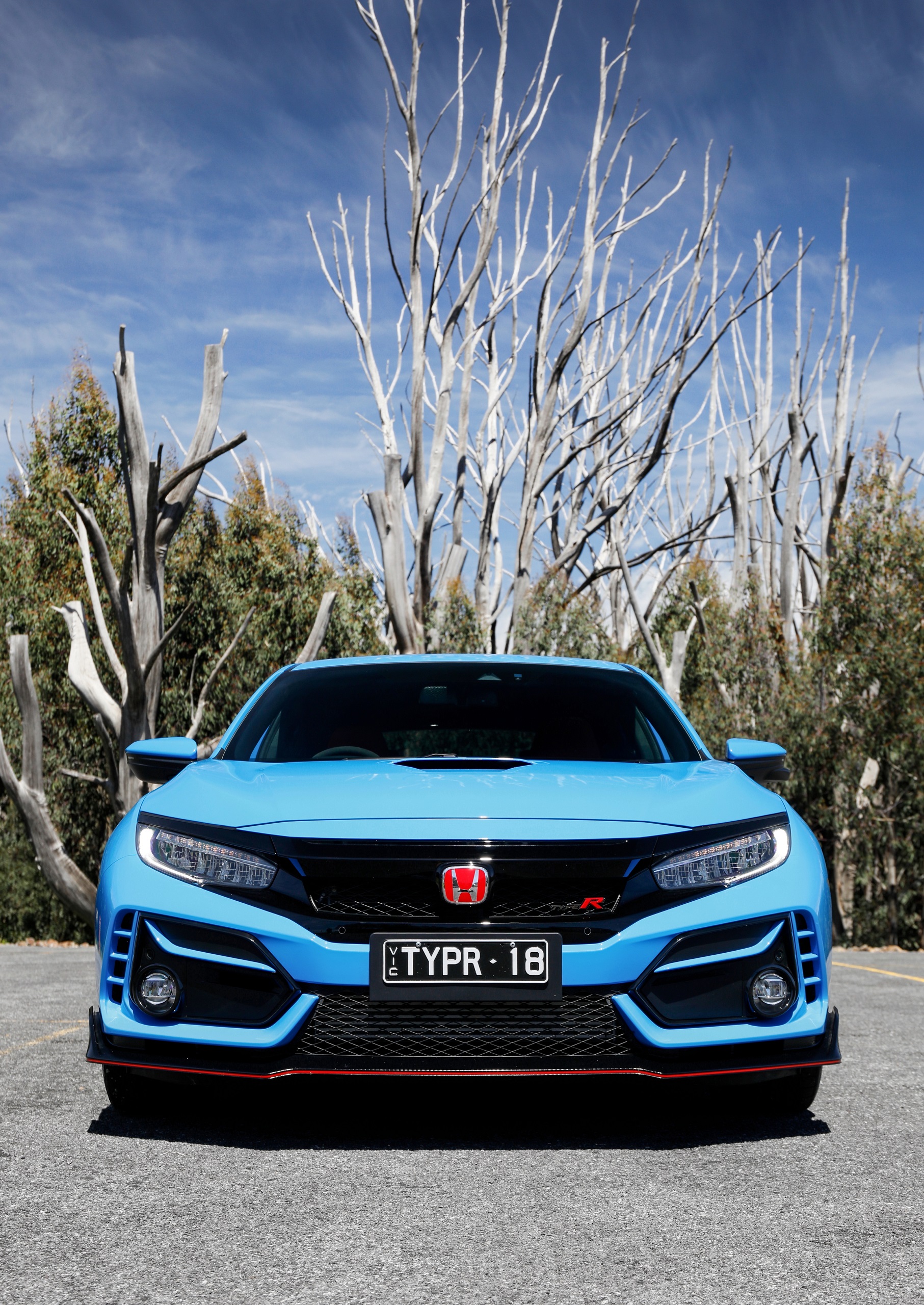 Download 2020 Honda Civic Type R - Front HD Phone Wallpaper 1813x2560 #21