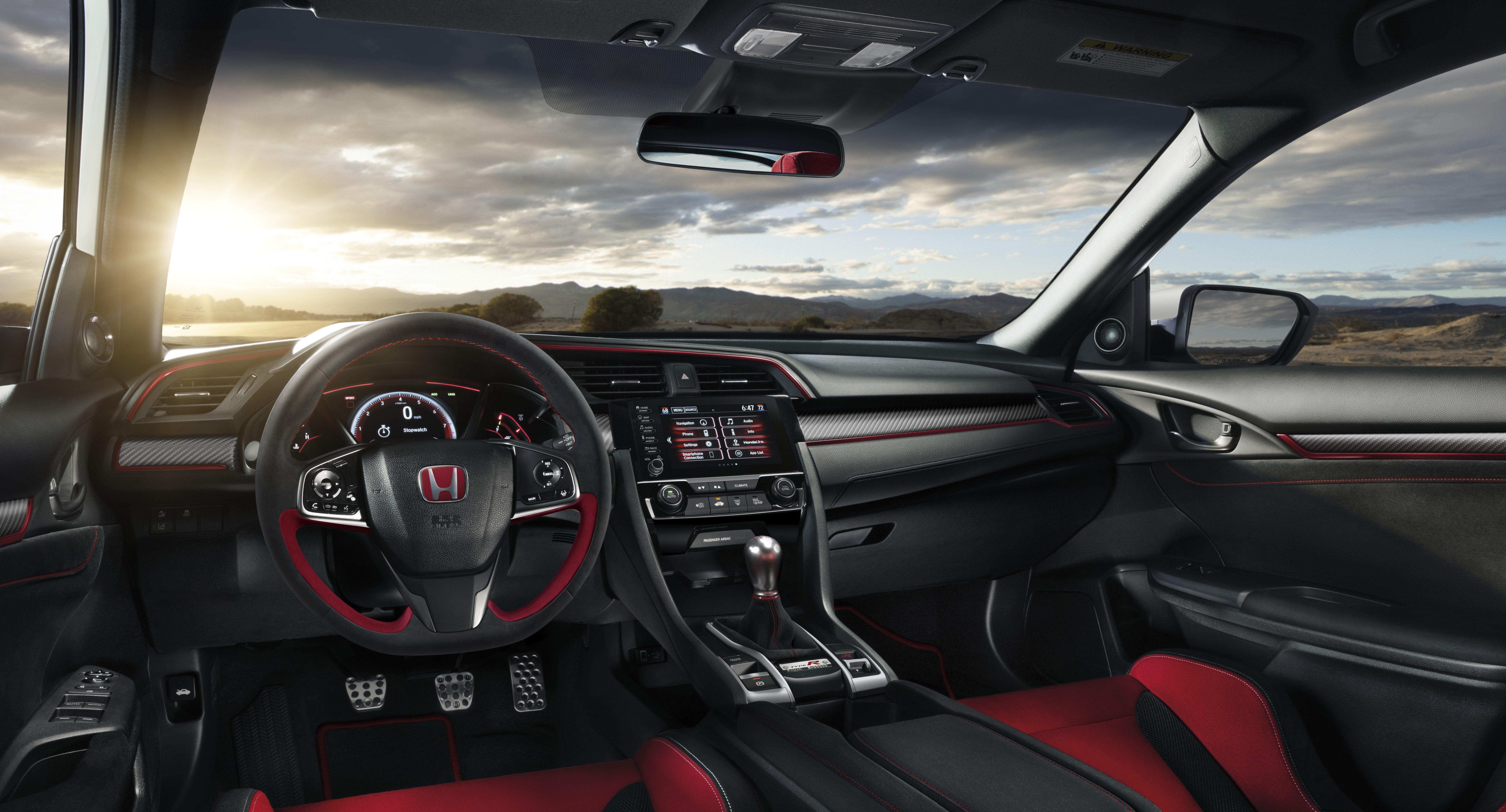 Download 2020 Honda Civic Type R - Interior, Cockpit HD Wallpaper 8092x4367 #79