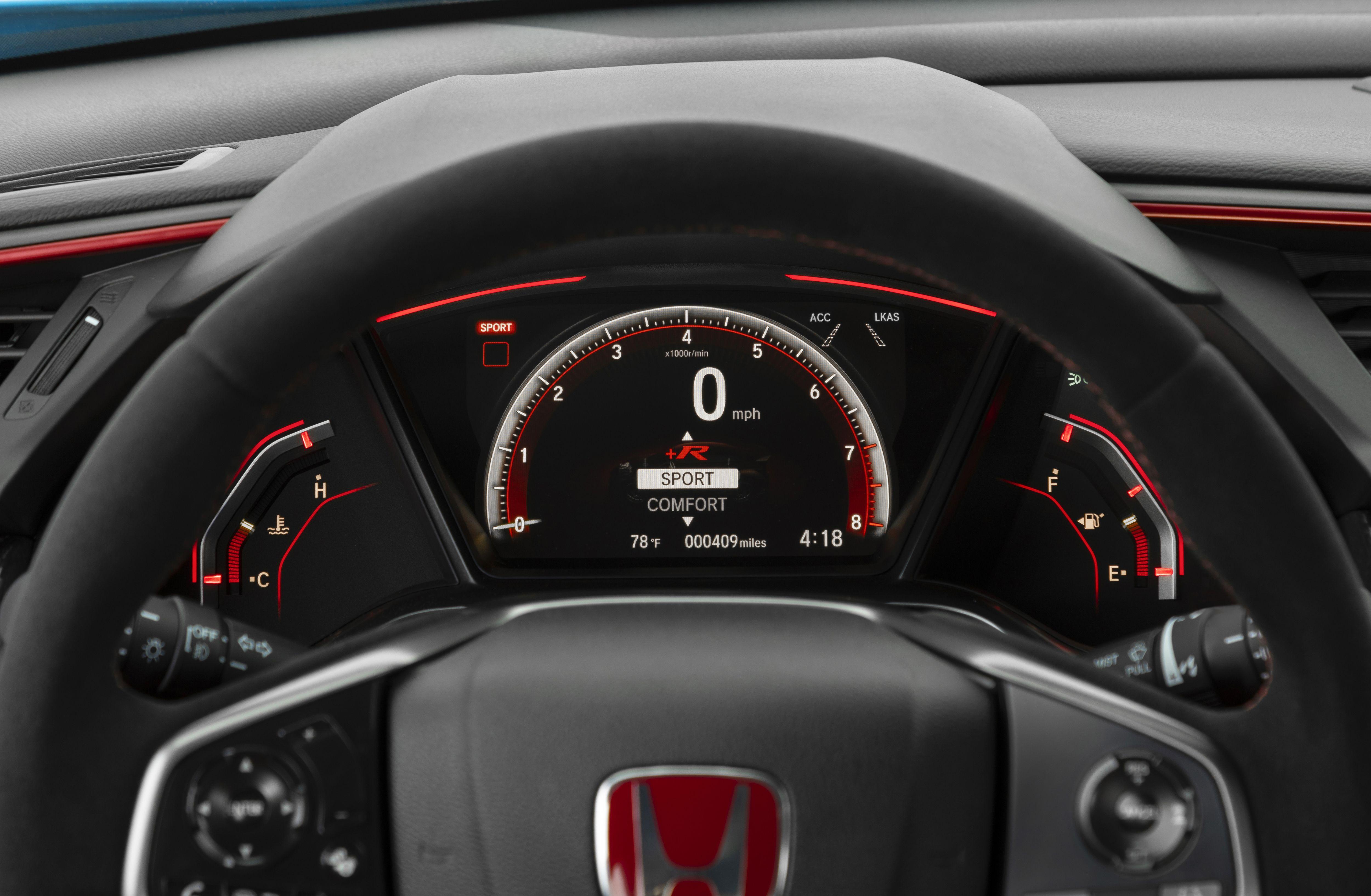 Download 2020 Honda Civic Type R - Interior, Steering Wheel HD Wallpaper 5000x3270 #85