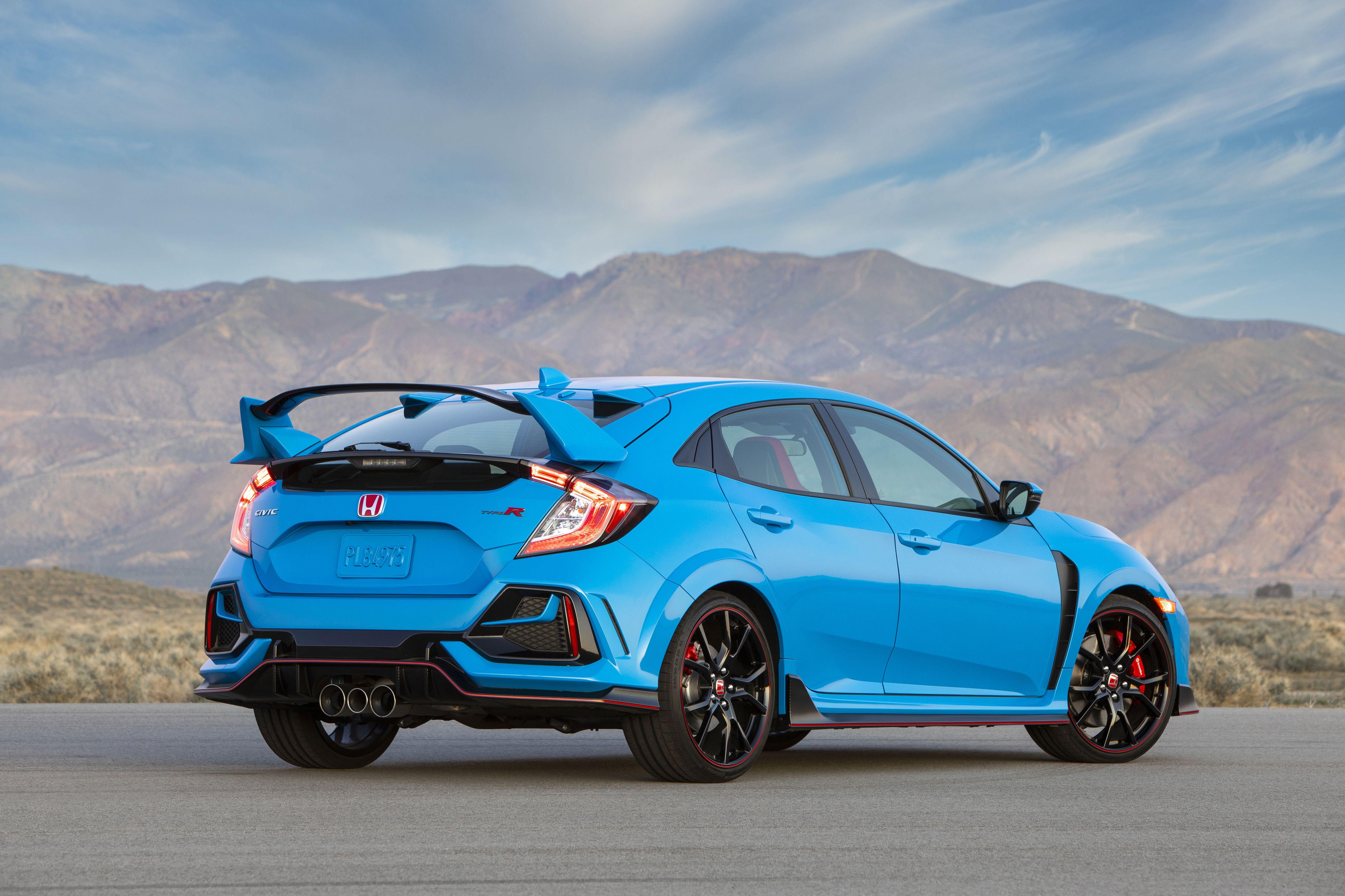 Download 2020 Honda Civic Type R - Rear Three-Quarter HD Wallpaper 5000x3333 #69