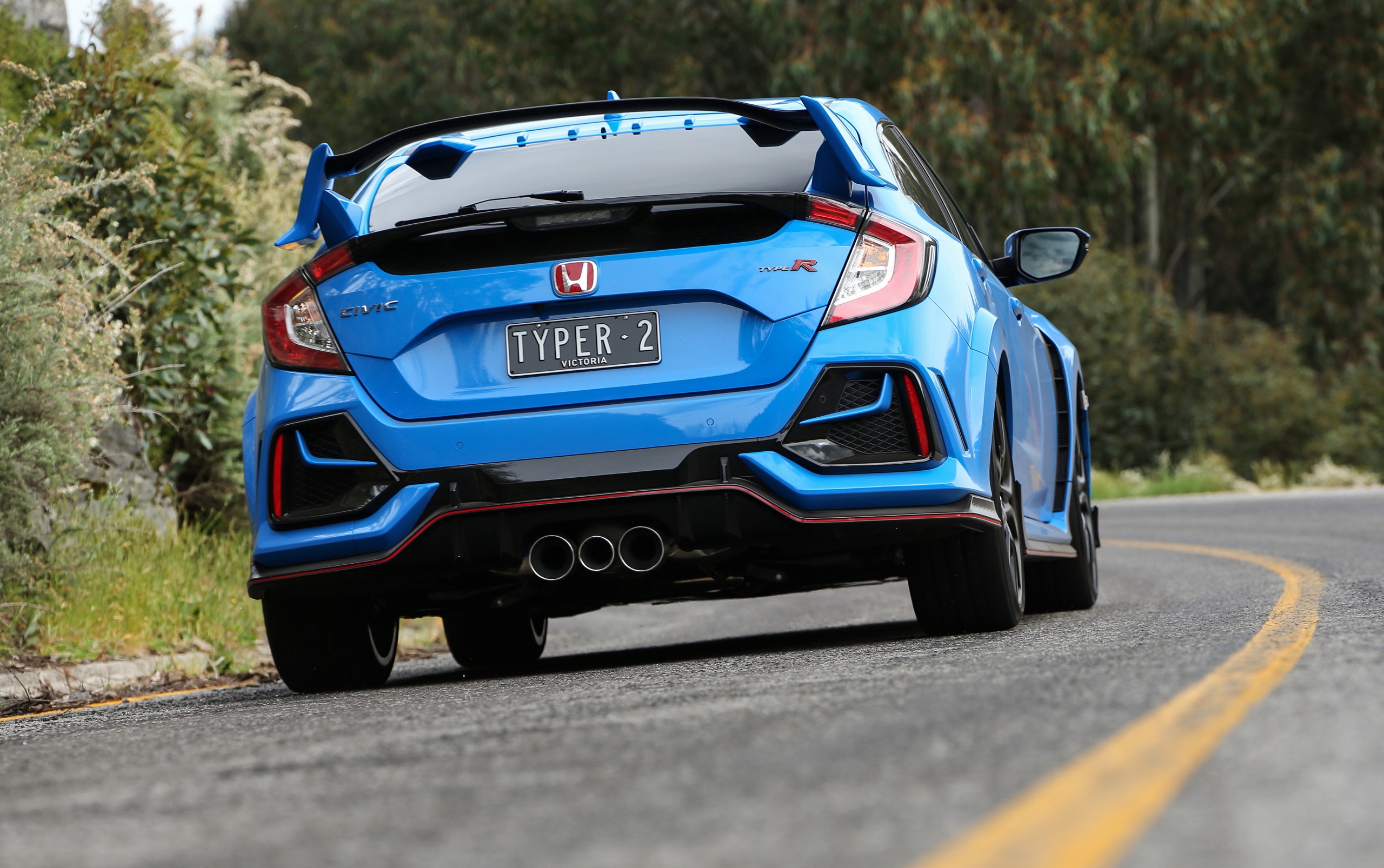 Download 2020 Honda Civic Type R - Rear HD Wallpaper 2560x1606 #14