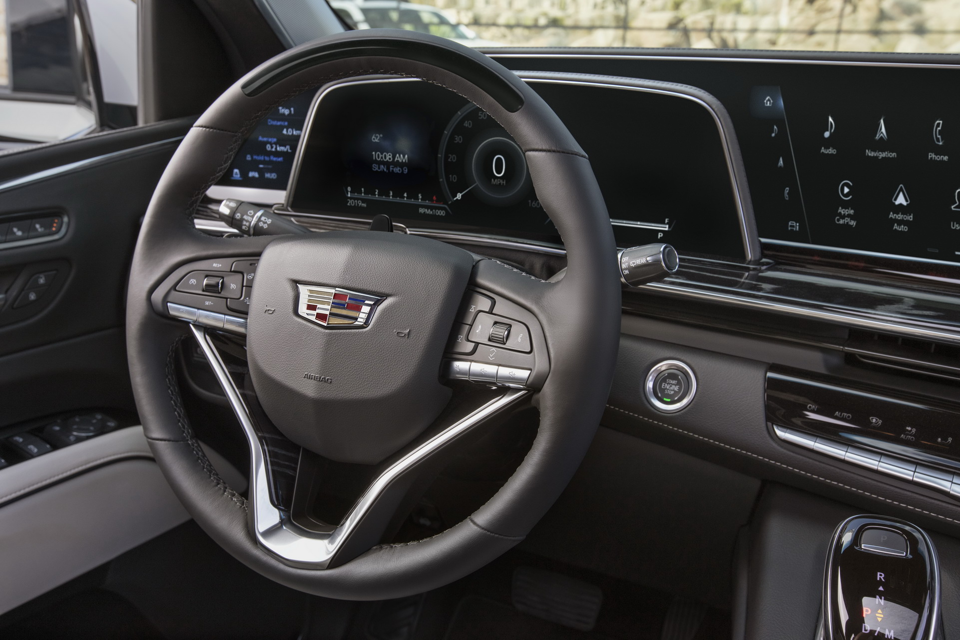 Download 2021 Cadillac Escalade - Interior, Steering Wheel HD Wallpaper 1922x1281 #80