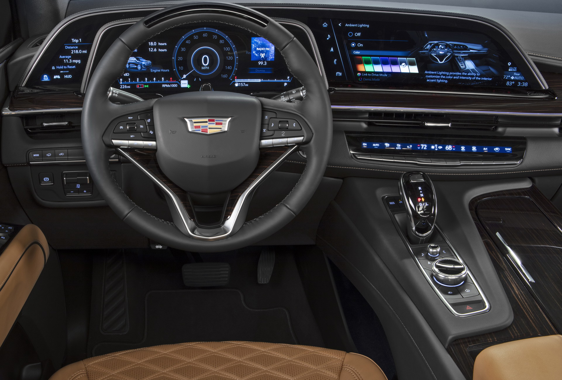 Download 2021 Cadillac Escalade - Interior HD Wallpaper 1922x1299 #75