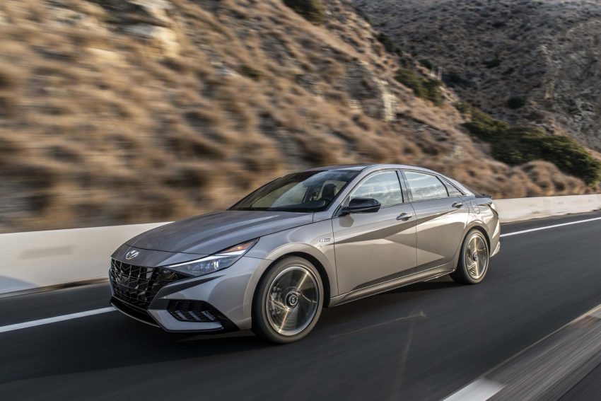 2021 Hyundai Elantra N Line - Front Three-Quarter Wallpaper 850x567 #63