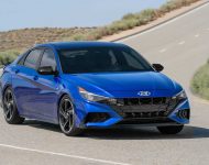 2021 Hyundai Elantra N Line - Front Three-Quarter Wallpaper 190x150