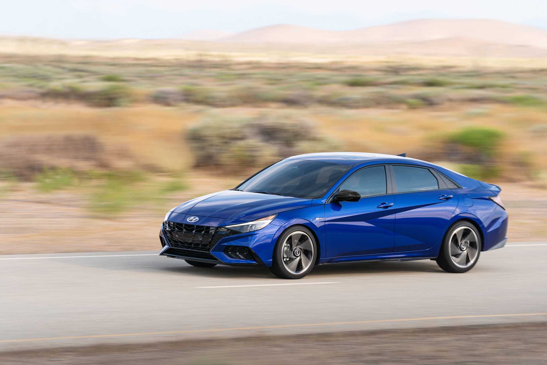 Download 2021 Hyundai Elantra N Line - Front Three-Quarter HD Wallpaper 1919x1280 #15