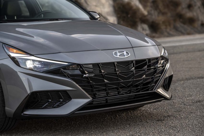 2021 Hyundai Elantra N Line - Grill Wallpaper 850x567 #77