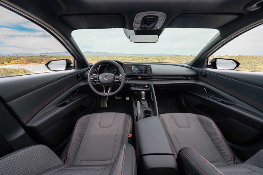 2021 Hyundai Elantra N Line - Interior, Cockpit Wallpaper 850x567 #45