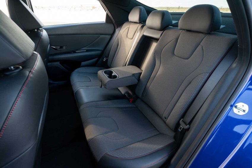 2021 Hyundai Elantra N Line - Interior, Rear Seats Wallpaper 850x567 #48