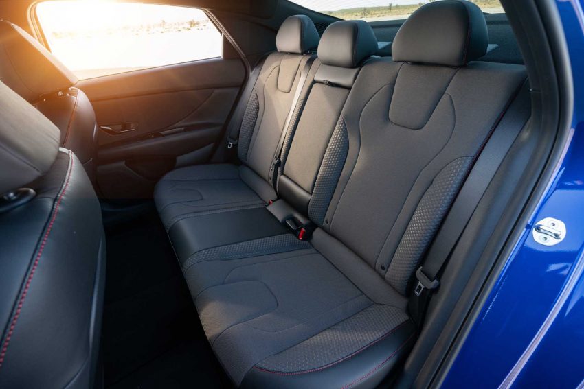 2021 Hyundai Elantra N Line - Interior, Rear Seats Wallpaper 850x567 #49