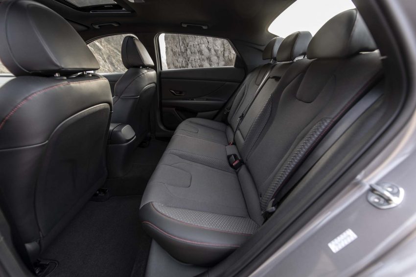2021 Hyundai Elantra N Line - Interior, Rear Seats Wallpaper 850x567 #96