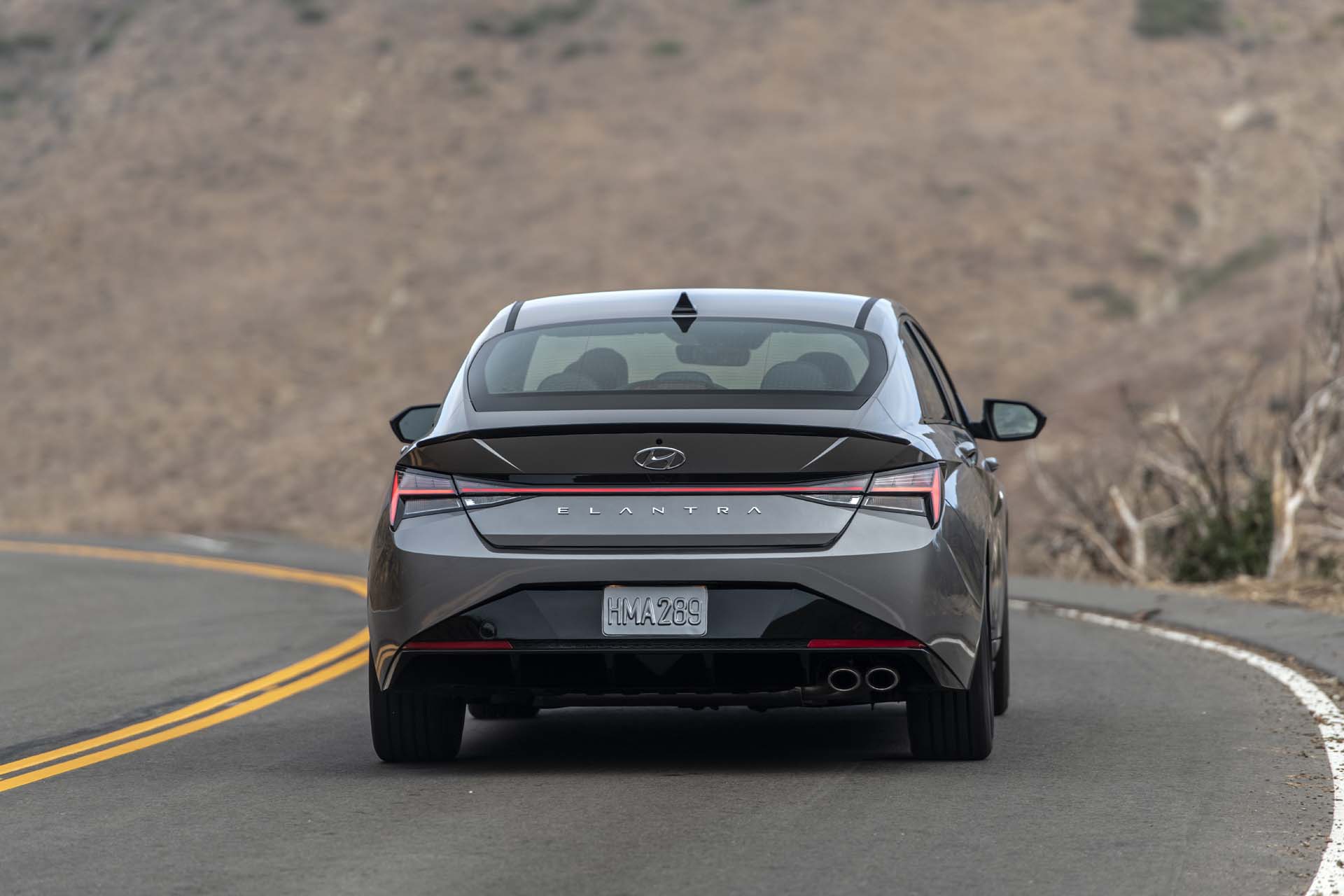 Download 2021 Hyundai Elantra N Line - Rear HD Wallpaper 1920x1280 #68