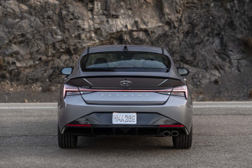 2021 Hyundai Elantra N Line - Rear Wallpaper 850x567 #74