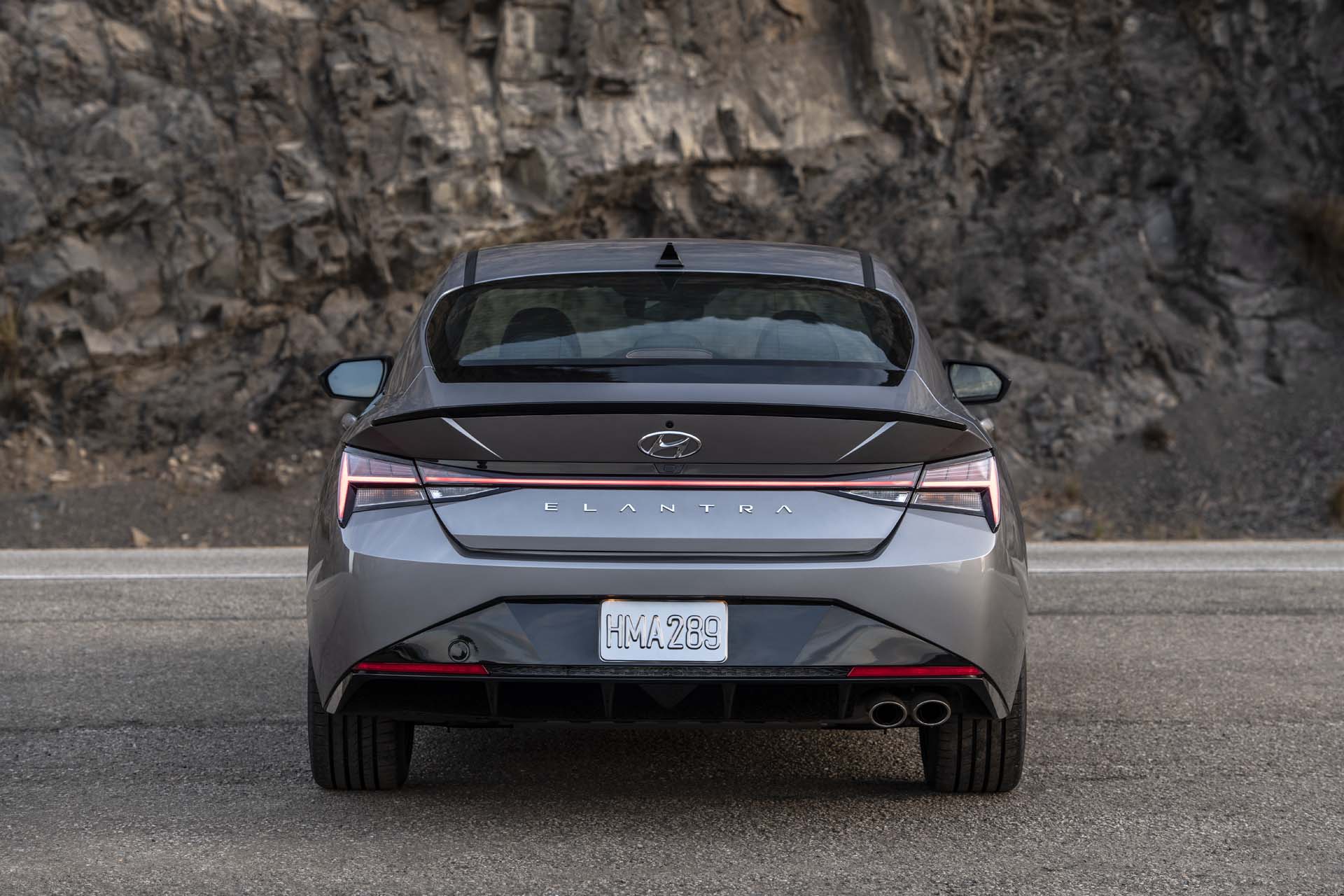 Download 2021 Hyundai Elantra N Line - Rear HD Wallpaper 1920x1280 #74