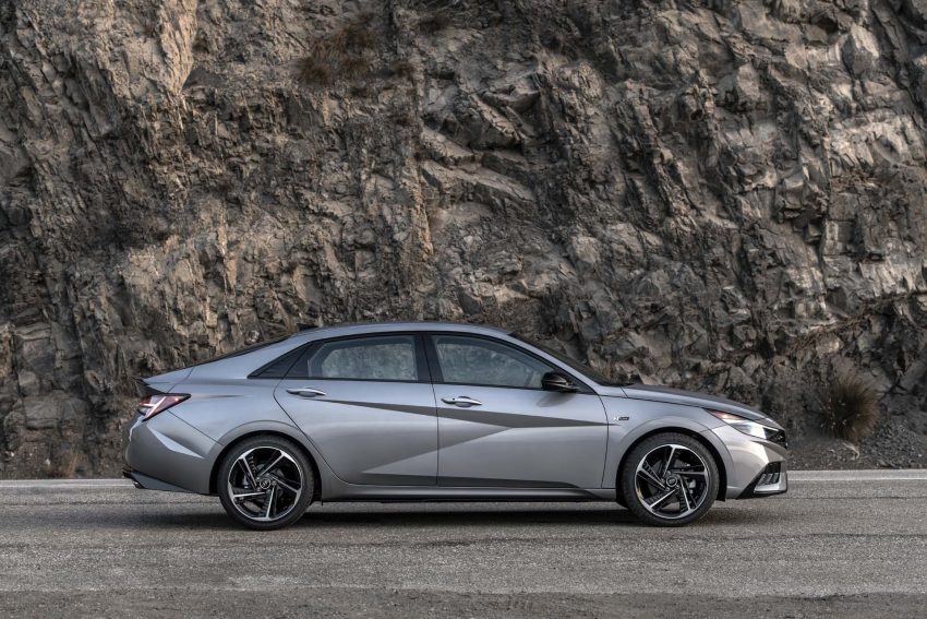 2021 Hyundai Elantra N Line - Side Wallpaper 850x567 #75