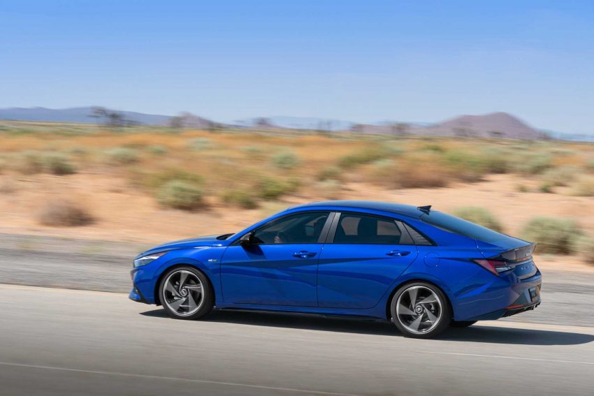 2021 Hyundai Elantra N Line - Side Wallpaper 850x567 #18