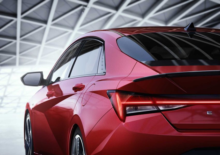 2021 Hyundai Elantra N Line - Tail Light Wallpaper 850x601 #113