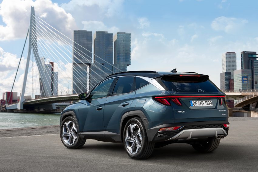 2021 Hyundai Tucson Hybrid - Rear Three-Quarter Wallpaper 850x567 #6