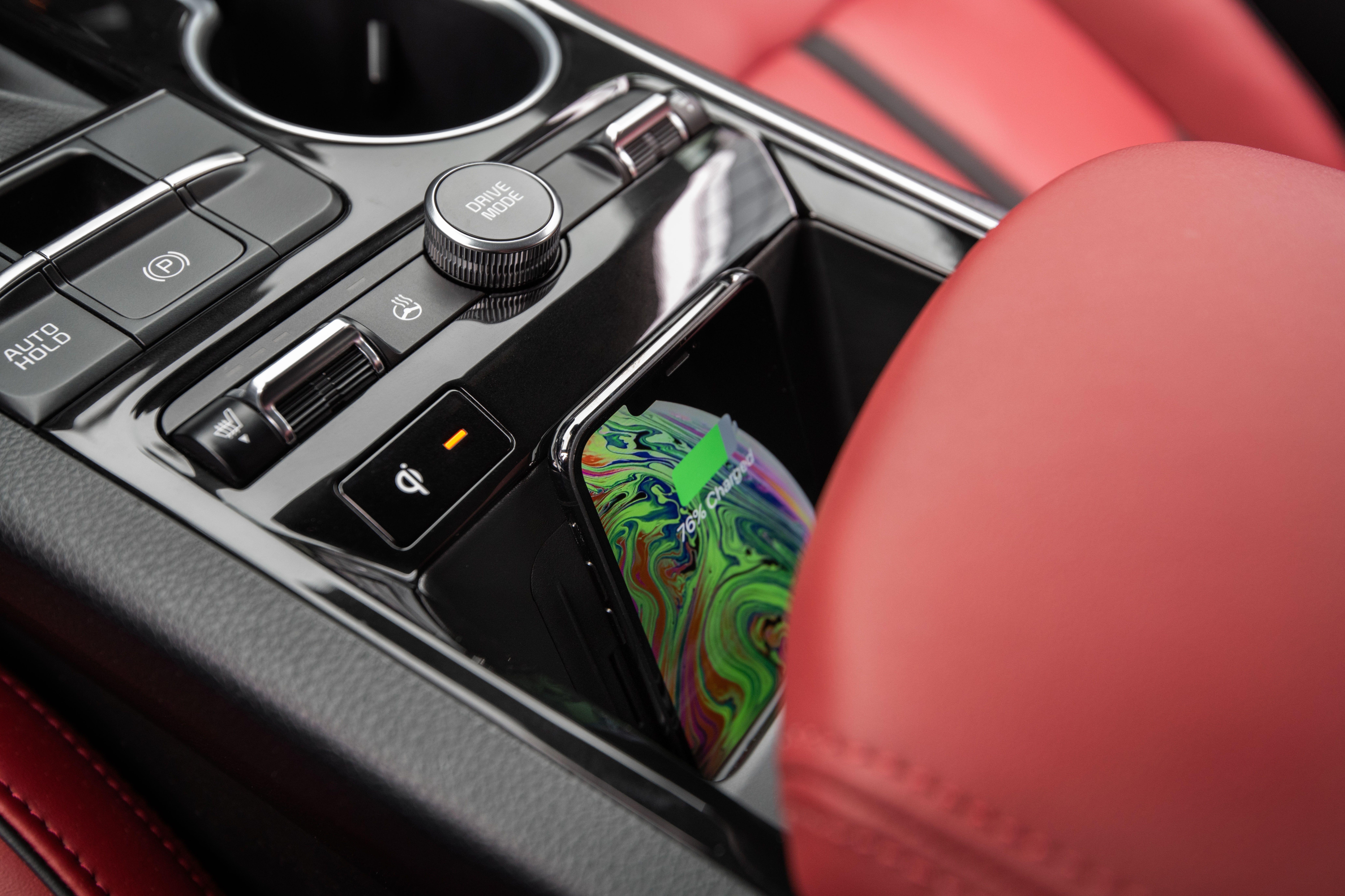 Download 2021 Kia K5 GT-Line AWD - Central Console HD Wallpaper 8256x5504 #26