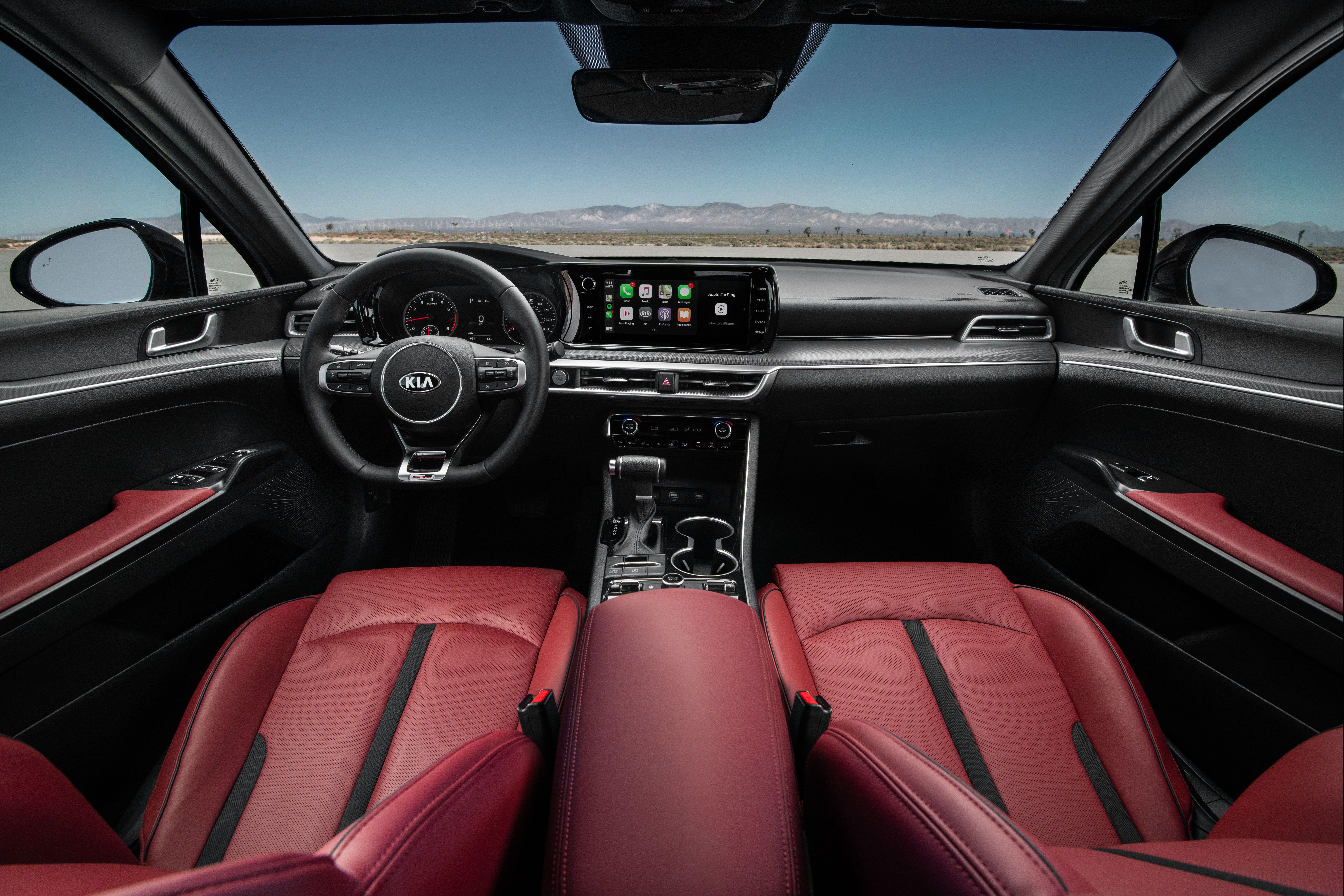 Download 2021 Kia K5 GT-Line AWD - Interior, Cockpit HD Wallpaper 8205x5470 #28