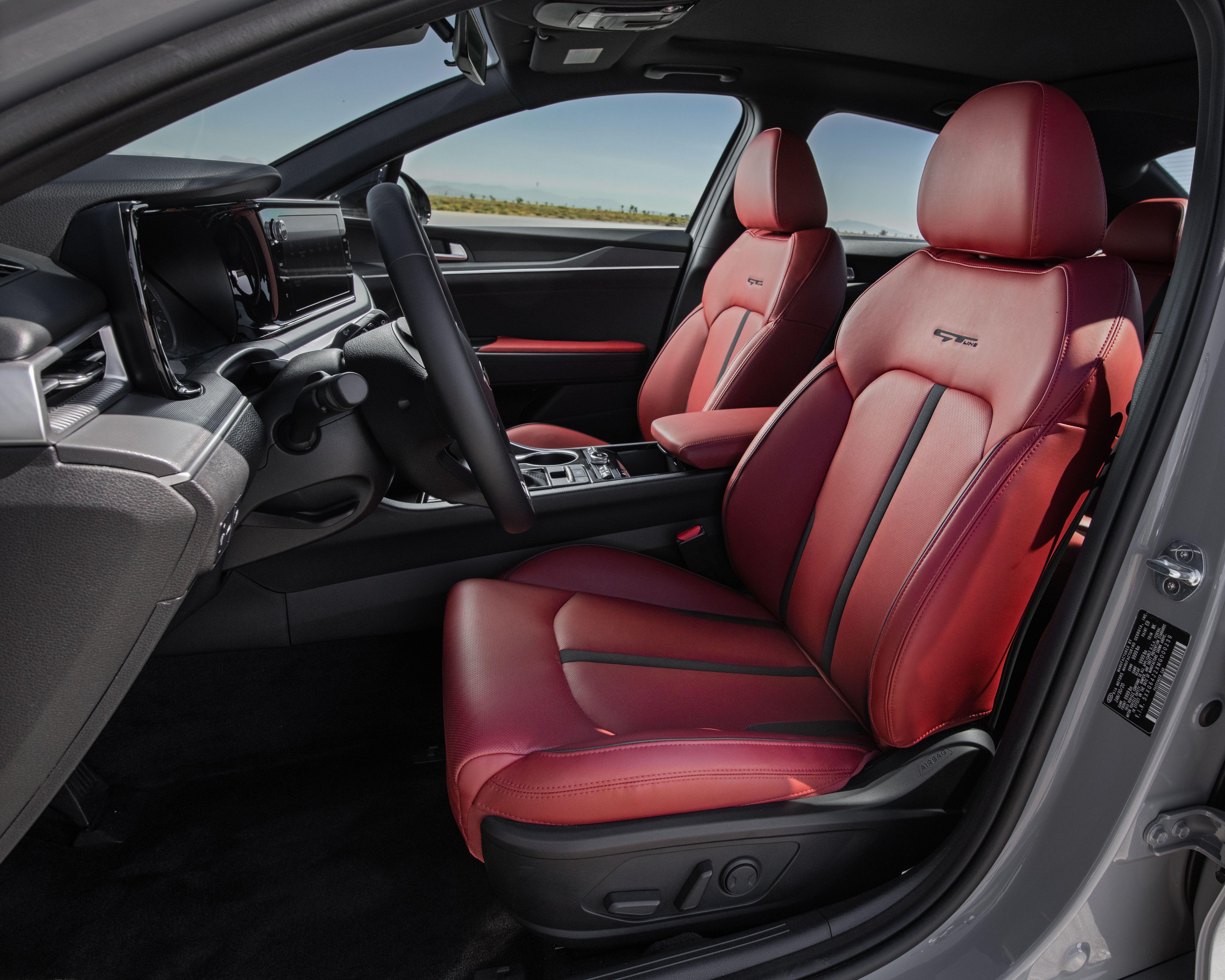 Download 2021 Kia K5 GT-Line AWD - Interior, Front Seats HD Wallpaper 6666x5333 #29