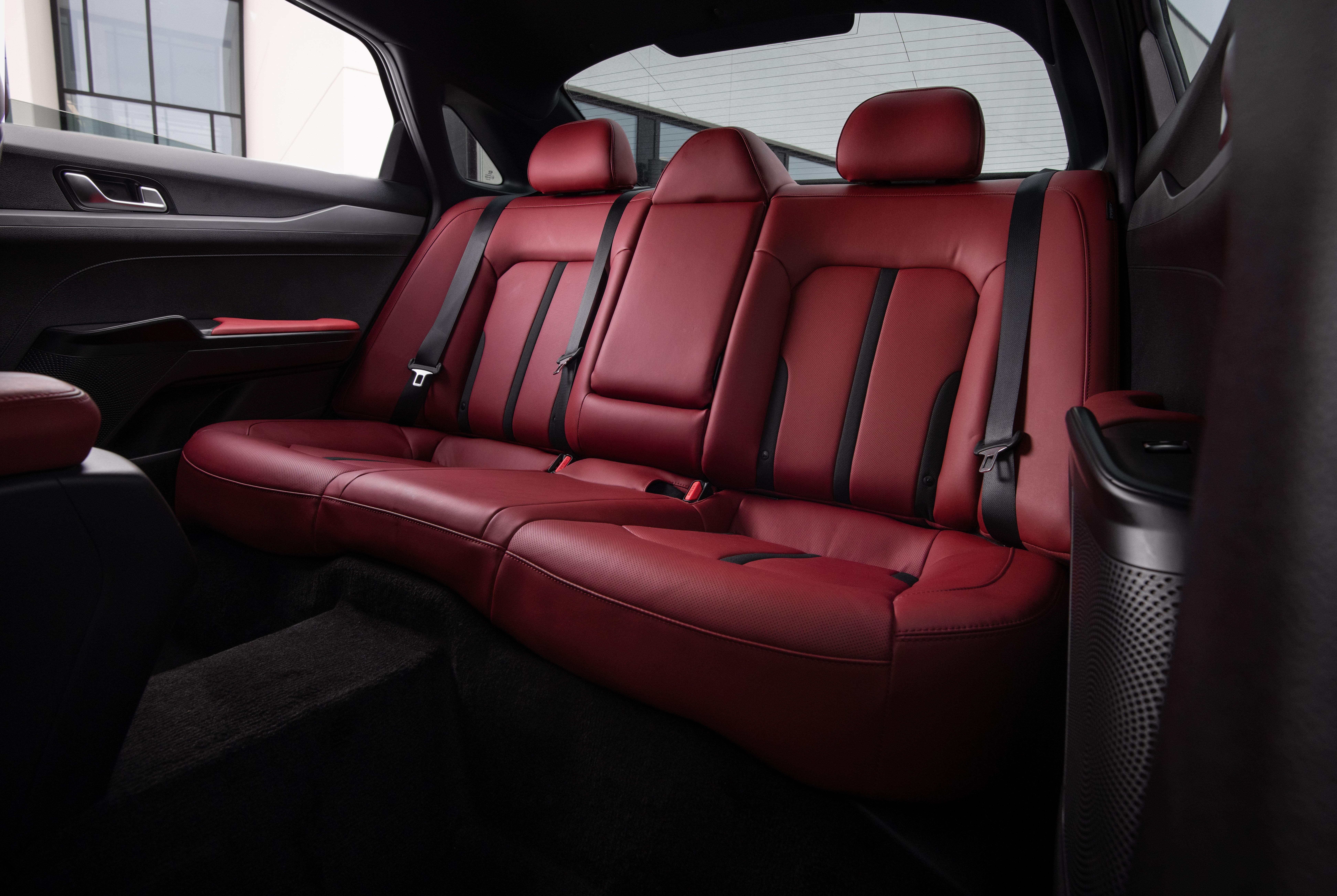 Download 2021 Kia K5 GT-Line AWD - Interior, Rear Seats HD Wallpaper 7774x5210 #30