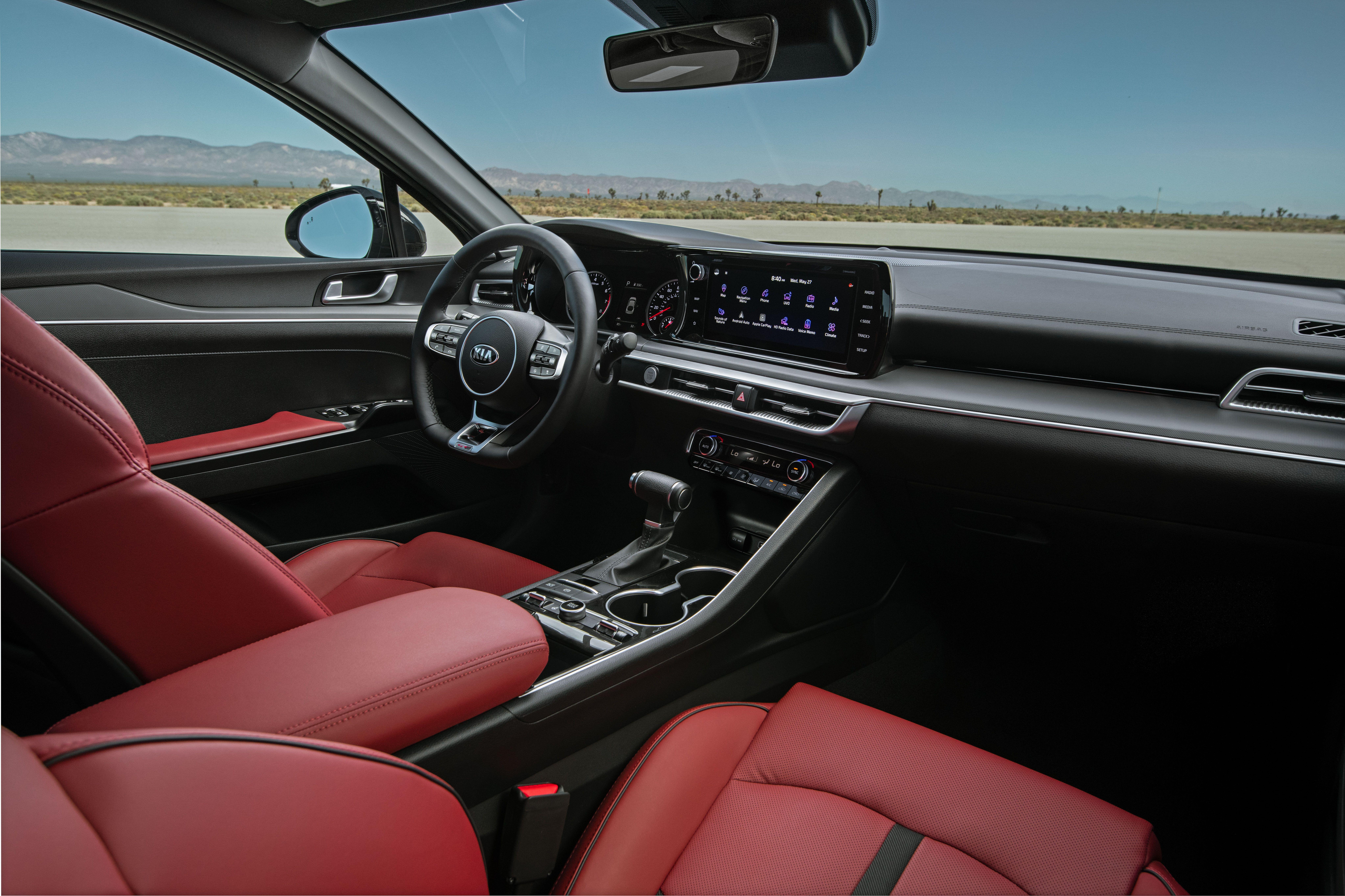 Download 2021 Kia K5 GT-Line AWD - Interior HD Wallpaper 8183x5454 #27