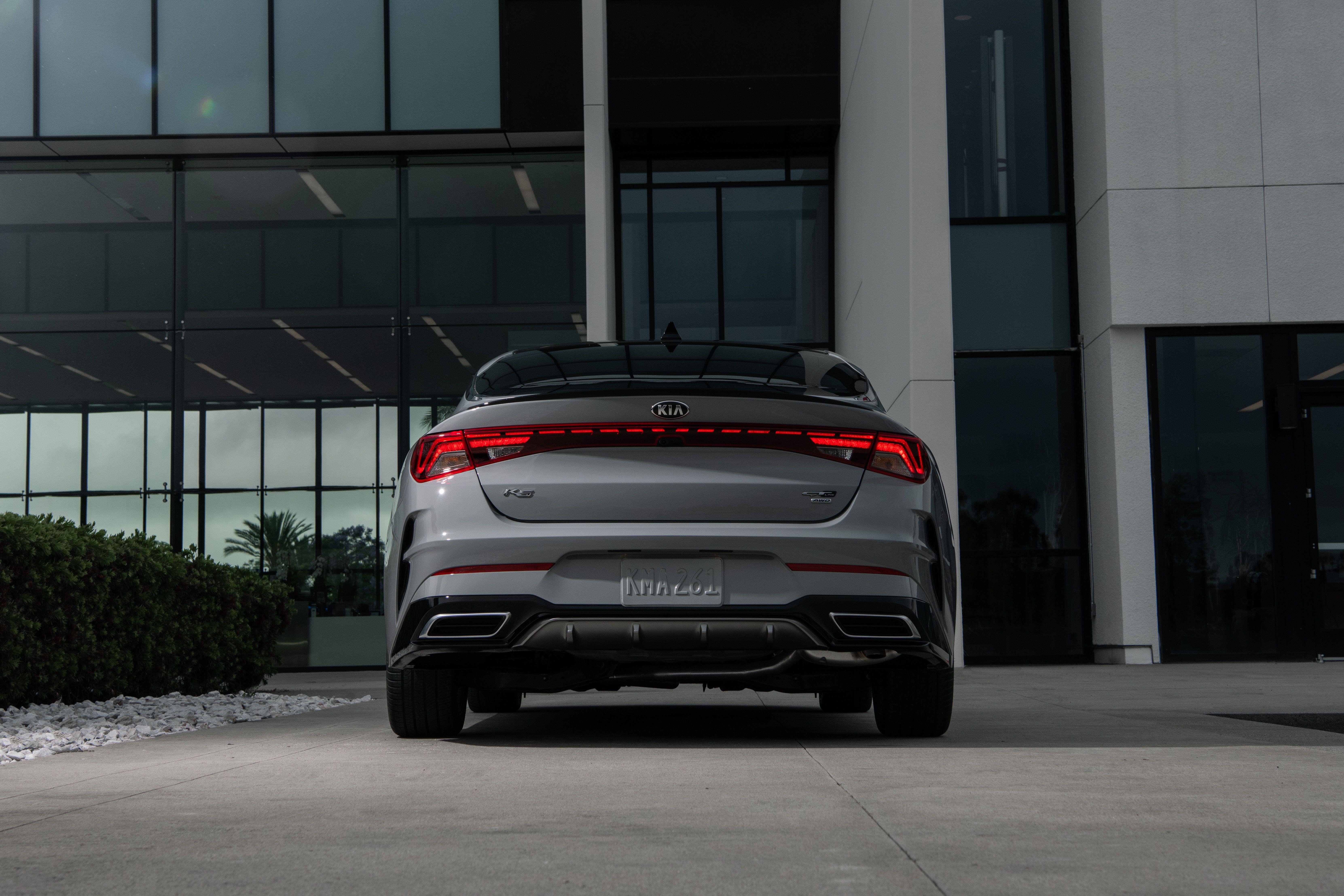 Download 2021 Kia K5 GT-Line AWD - Rear HD Wallpaper 6646x4431 #19