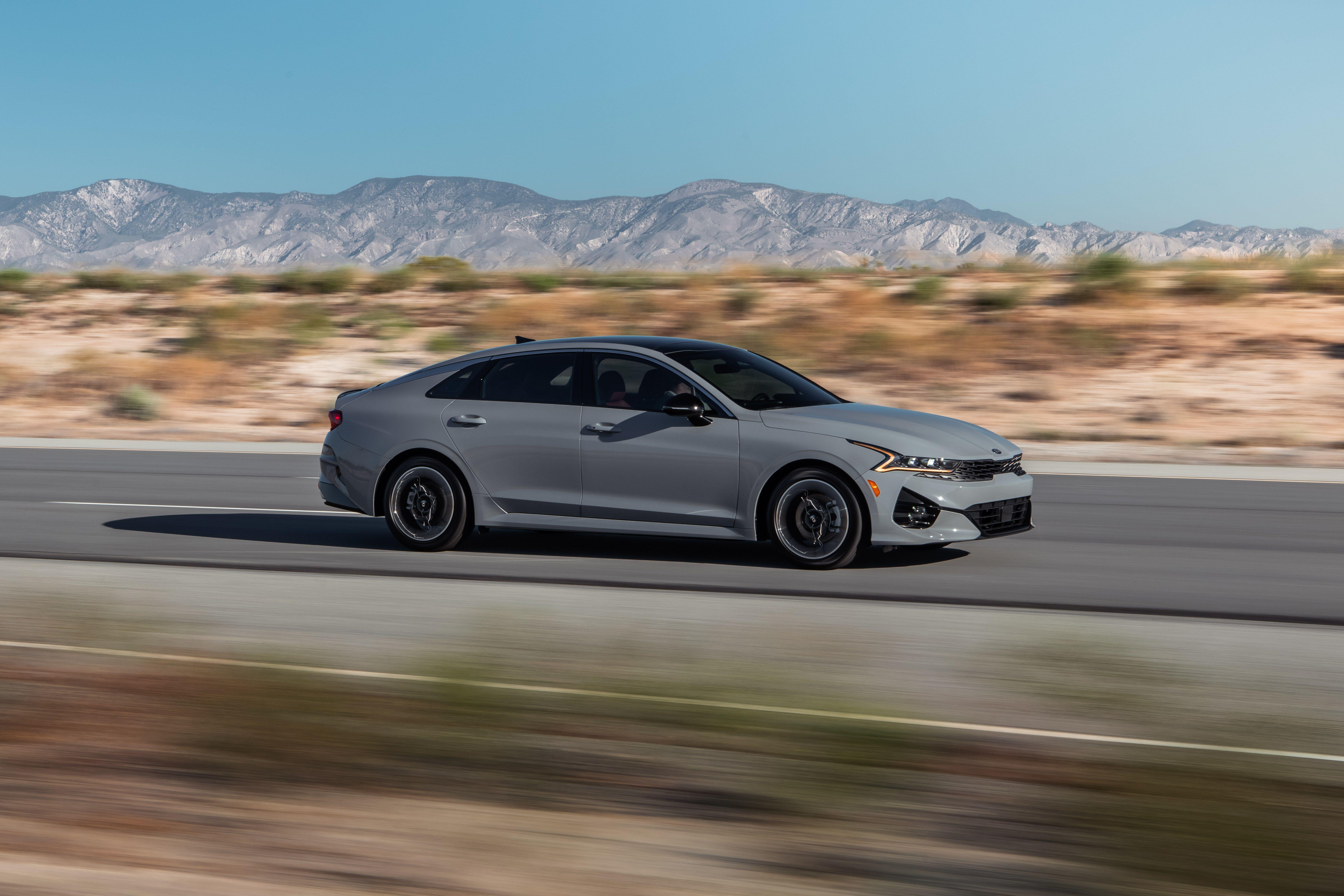 Download 2021 Kia K5 GT-Line AWD - Side HD Wallpaper 6436x4291 #7