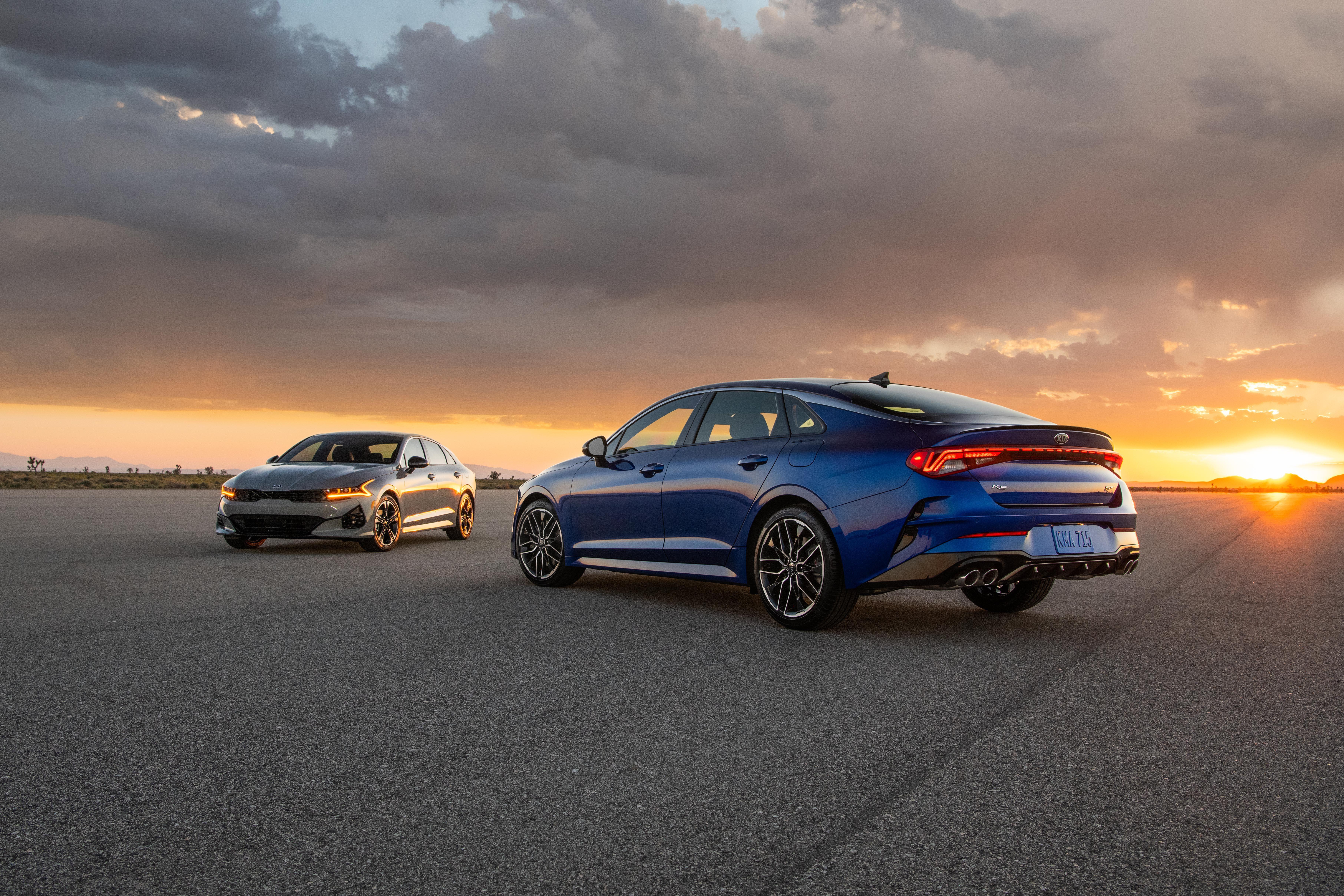 Download 2021 Kia K5 GT-Line AWD and Kia K5 GT HD Wallpaper 7251x4836 #14