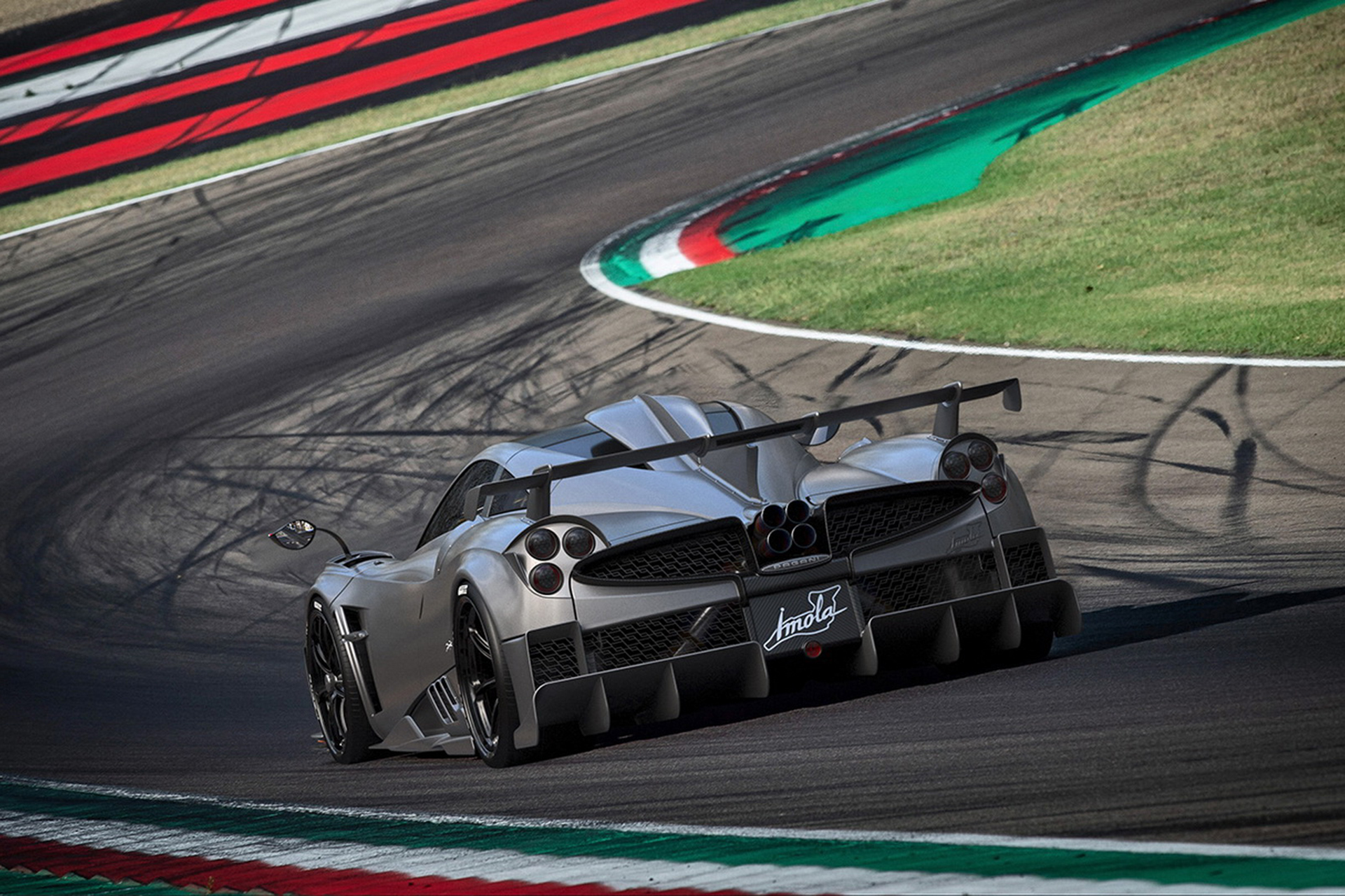 Download 2021 Pagani Imola - Rear Three-Quarter HD Wallpaper 1920x1280 #3
