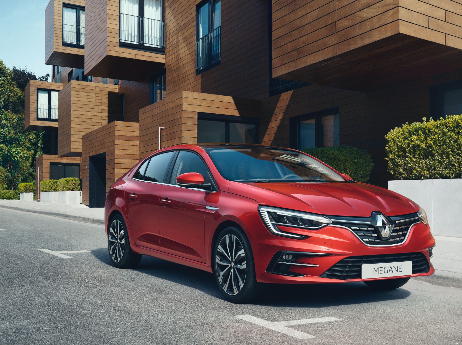 Download 2021 Renault Megane Sedan - Front Three-Quarter HD Wallpaper 1920x1436 #1