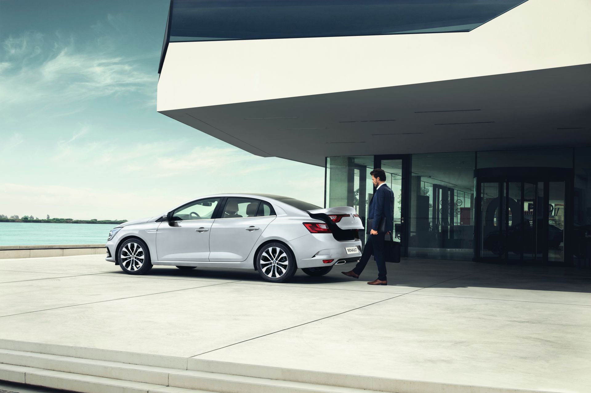 Download 2021 Renault Megane Sedan - Rear Three-Quarter HD Wallpaper 1920x1279 #4