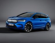 2021 Skoda Enyaq Sportline iV 80x - Front Three-Quarter Wallpaper 190x150