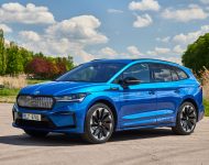 2021 Skoda Enyaq Sportline iV 80x - Front Three-Quarter Wallpaper 190x150