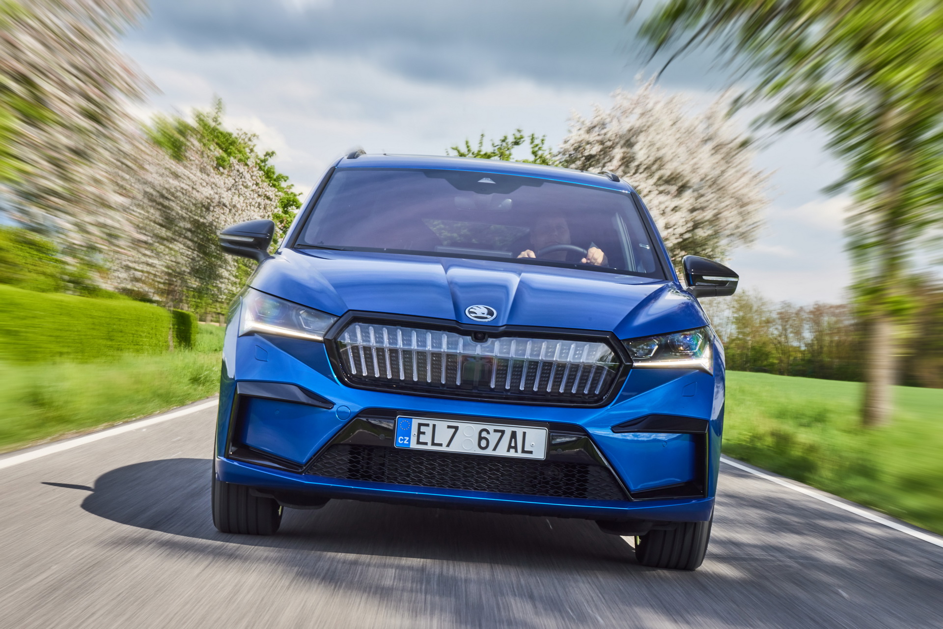 Download 2021 Skoda Enyaq Sportline iV 80x - Front HD Wallpaper 1920x1281 #21