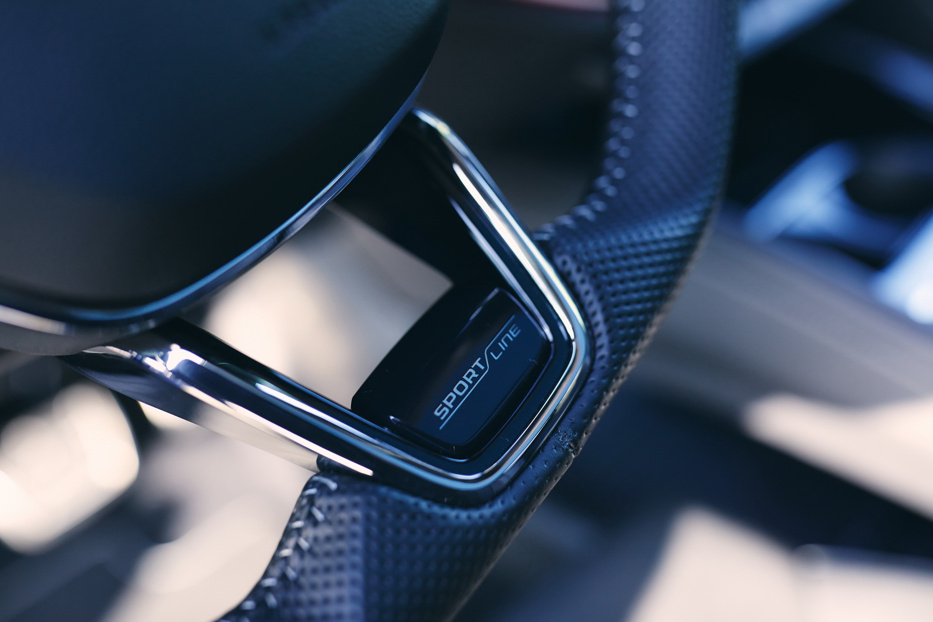 Download 2021 Skoda Enyaq Sportline iV 80x - Interior, Steering Wheel HD Wallpaper 1920x1280 #79