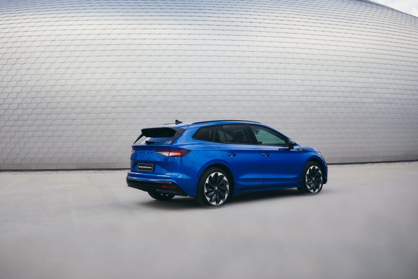 2021 Skoda Enyaq Sportline iV 80x - Rear Three-Quarter Wallpaper 850x567 #38