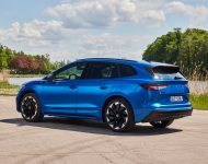 2021 Skoda Enyaq Sportline iV 80x - Rear Three-Quarter Wallpaper 190x150